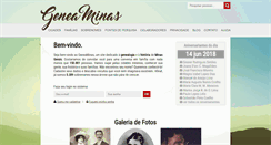 Desktop Screenshot of geneaminas.com.br